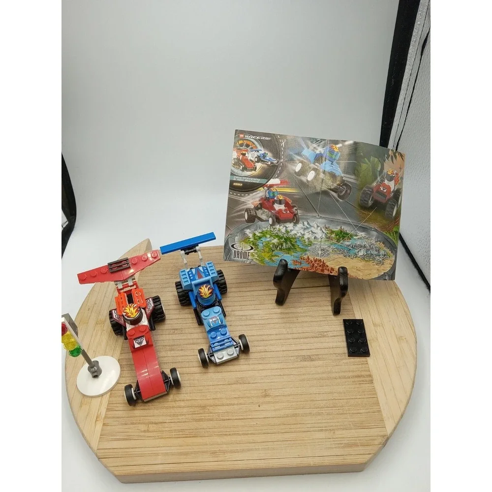 LEGO Racers #4593 Zero Hurricane & Red Blizzard With Instructions Discontinued